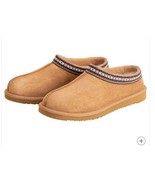 Kirkland Signature Mens Womens Slippers Tan Shearling Sock Lining Unisex - $82.78 CAD
