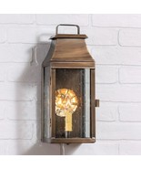 Valley Forge Outdoor Wall Light in Solid Weathered Brass - $314.99