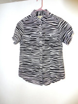 MICHAEL by Michael Kors black and white blouse   Size 6 - £11.16 GBP