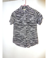 MICHAEL by Michael Kors black and white blouse   Size 6 - £10.99 GBP