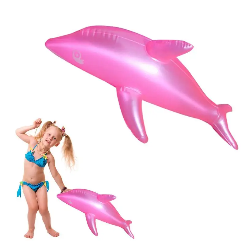 Dolphin Inflatable Pool Toy Dolphin Inflatable Pool Toy Birthday Party - £7.49 GBP+