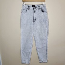 Vintage Sasson | Bleached Acid Wash High Waisted Tapered Leg Mom Jeans, ... - £34.15 GBP