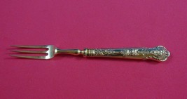 Vintage Grape Vermeil by Mappin and Webb Sterling Silver Fruit Fork HHas 6 3/4" - $256.41