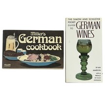 Miller&#39;s German Cookbook Fulton Miller Pocket Guide To German Wines Ian ... - $11.40