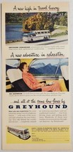 1953 Print Ad Greyhound Scenicruiser Bus Traveling in Country Chicago,Illinois - £12.11 GBP