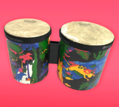 REMO Fiberskyn Kids Percussion Set Bongo Drums Tropical Rain Forest - £17.01 GBP