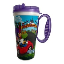 Walt Disney World Park Rapid Fill Hot Cold Refillable Souvenir Mug Cup Purple - £10.26 GBP