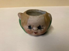 Vintage Nippon Tea Set Miniature Painted Face Sugar Bowl Collectible Por... - $13.56