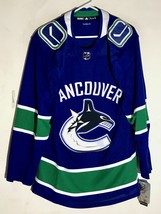 Adidas ADIZERO Authentic NHL Jersey Vancouver Canucks Team Blue sz 44 - £55.31 GBP