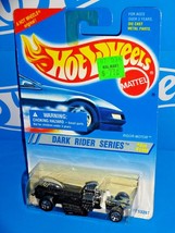 Hot Wheels 1995 Dark Rider Series #300 Rigor-Motor Mtflk Black w/ 7SPs - £2.33 GBP