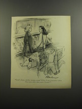 1952 Cartoon by Perry Barlow - Lamb chops a dollar twenty -seven! - £14.78 GBP