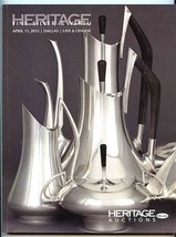 Heritage Auctions Catalog Fine Silver &amp; Vertu April 2-12 Dallas Texas - £42.88 GBP