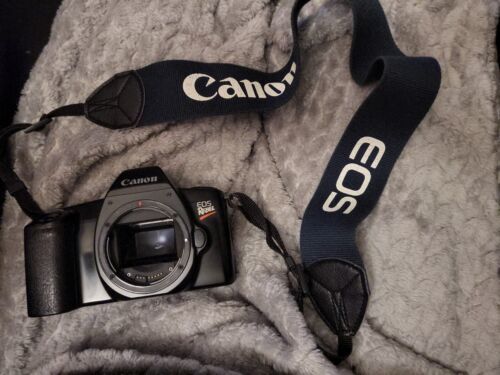 Primary image for Canon EOS Rebel Film Camera Body Only Black With Strap