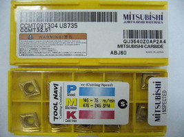 QTY 20x Mitsubishi CCMT32.51 CCMT09T304 US735 NEW - $106.00