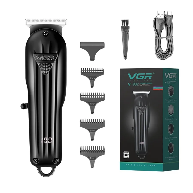 VGR Hair Trimmer Professional Hair Clipper Electric T-Blade Hair Cutting Machine - £22.20 GBP