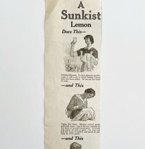 1916 Sunkist California Lemons Advertisement Fruit Growers Exchange LGADYC3 - £8.19 GBP