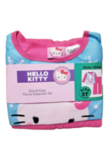 Sanrio Hello Kitty 2 Piece Flannel Sleepwear Set Girls Size 5T Pajamas New w Tag - £13.69 GBP