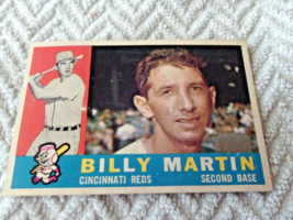 1960  TOPPS    BILLY  MARTIN   REDS    # 173     EX  !! - $39.99