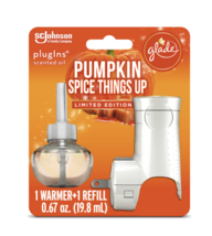 Glade Limited Edition Oil Refill And Plug-In Warmer, Pumpkin Spice Things Up - $6.95