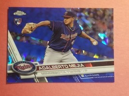 2017 Topps Chrome Sapphire Adalberto Mejia Rookie Rc #609 Free Shipping - £2.39 GBP