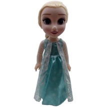 Disney Frozen Jakks Pacific Toddler Elsa Princess Doll 13&quot; Toddlers Blue Eyed - £8.17 GBP