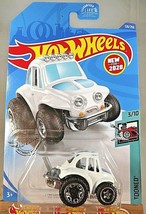 2020 Hot Wheels #126 Tooned 3/10 &#39;70 VOLKSWAGEN BAJA BUG White w/Chrome Baja5 Sp - $7.50