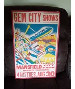 Vintage Gem City Shows Mansfield City Park Mammoth Homecoming Carnival P... - $35.00