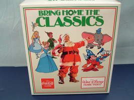 Walt Disney Rare Coca Cola promo item  pack 6 vhs bring home the classics Dumbo - £260.82 GBP