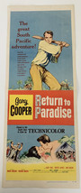 Return to Paradise vintage movie poster - £78.31 GBP
