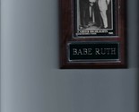 BABE RUTH PLAQUE BASEBALL NEW YORK YANKEES NY MLB   C2 - $0.01