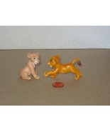 From Disney Store Lion King PVC Figure Of Young Simba And Young Nala  - £9.24 GBP