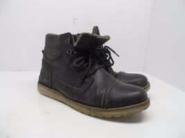 Denver Hayes Men's Casual Lace Up Chukka 5CPBDHFA5-C2206 Black Size 8M - $17.80