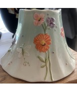 YANKEE CANDLE WILD FLOWERS BUTTERFLIES LG JAR SHADE/TOPPER - €17,04 EUR