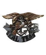 Patriotic US Navy Seal Team Eagle Anchor Trident Flintlock Pistol Wall P... - $34.17 CAD