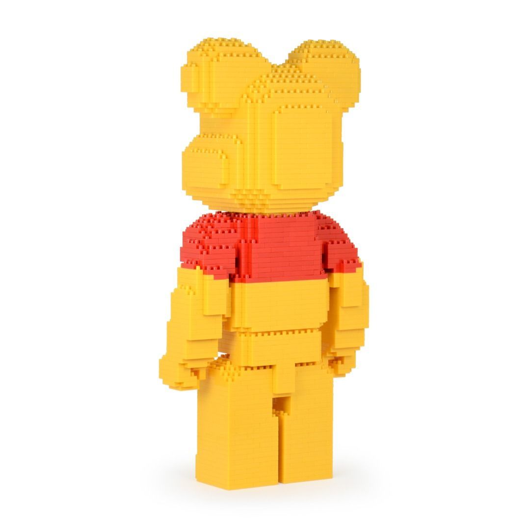 Winnie the Pooh Bearbrick Sculpture (JEKCA Lego Brick) DIY Kit Item image 4