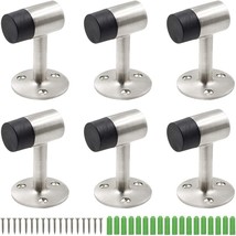 Phituoda 6 Pack 3 Inch / 75Mm Heavy Duty Floor Stop, Door Stopper Stainless - £35.35 GBP