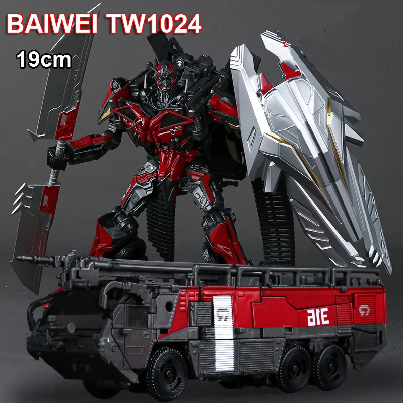 Transformation Robot BAIWEI TW1024 Fire Engine Truck Action Figure Sentinel - £38.38 GBP+