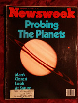 Newsweek September 10 1979 Sept Sep 79 Pioneer 11 Saturn Western Cowboy Art ++ - £5.16 GBP