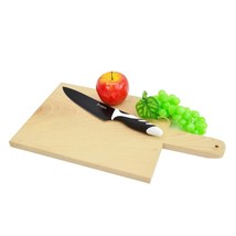 Large Wooden Pizza board Kitchen worktop saver Cutting Chopping paddle 40 cm - £15.09 GBP