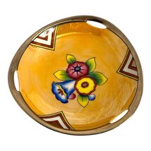 Vintage Noritake Hand-Painted Floral Handled Bowl Made in Japan Yellow C... - $21.60