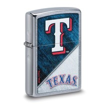 Zippo® MLB® Texas Rangers Street Chrome™ Lighter - New Design - £27.45 GBP