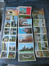 Vintage Fold-Out Unposted Postcards Washington DC, Arlington Va, Mt Vern... - $19.79