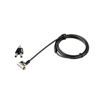 Startech LTULOCKKEY 6.5FT UNIVERSAL 3-IN-1 KEYED LAPTOP CABLE LOCK WITH ... - £63.36 GBP