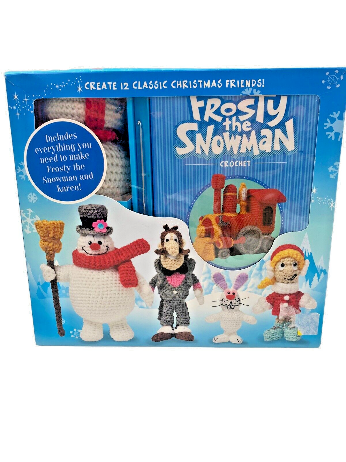 Primary image for “Frosty The Snowman” Crochet Kit With 12 Project Book Frosty The Snowman, & More