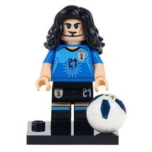 Edinson Cavani Pro Football Legend Single Sale Minifigures Block Toy - £2.51 GBP