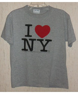 NEW!  MENS OR WOMENS I &quot;HEART&quot; NY HEATHER GRAY NOVELTY T-SHIRT  SIZE M - €13,76 EUR