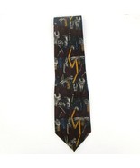 Mens Tool-Themed Necktie 100% Silk Italian Fabric By Spectacular 57&quot; - $204.14 MXN