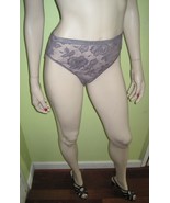 VICTORIA&#39;S SECRET Grey High Leg Brief Panty Panties Size M Medium  - $19.99