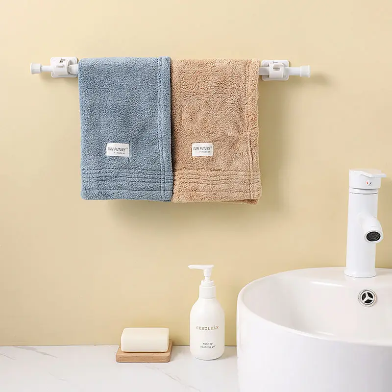 House Home 1PC 30-110cm ExtenAle Bathroom Hanging Shower Curtain Rods Ad... - £19.66 GBP
