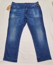 40x32 Buffalo David Bitton Straight Six Crinkled and Sanded Denim Jeans ... - £36.90 GBP